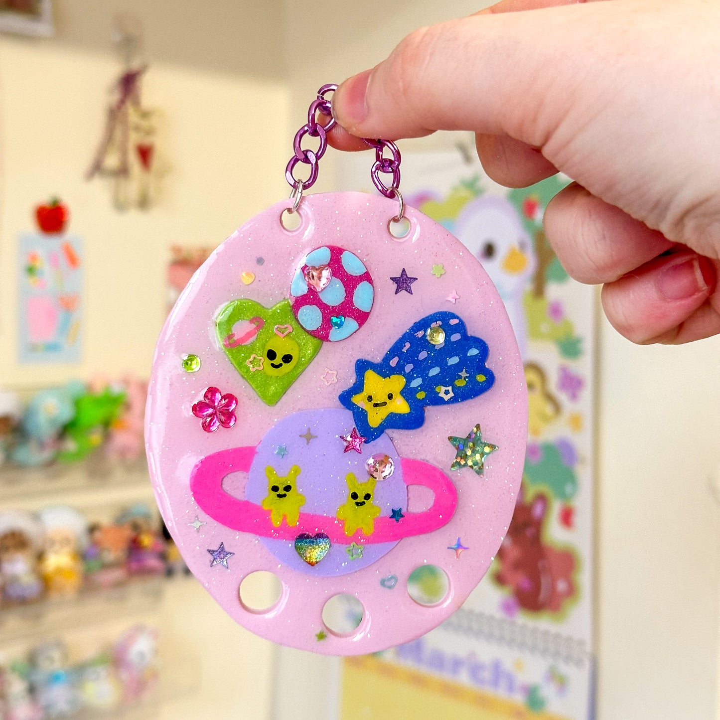 Space Buddies Trinket Wall Hanging