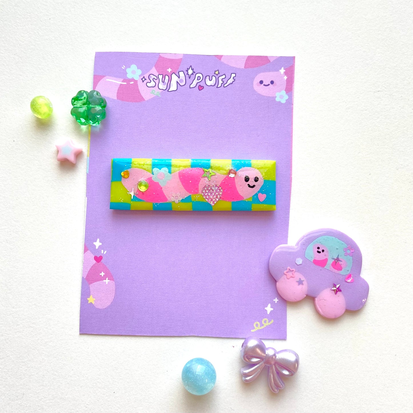 Wormie Check Hairclip