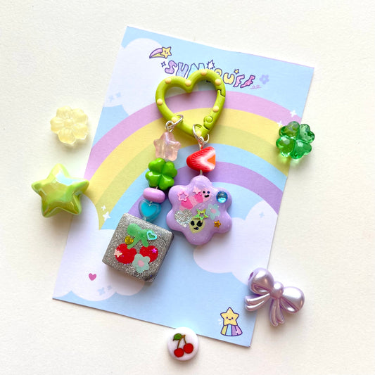 Green Charm Carabiner