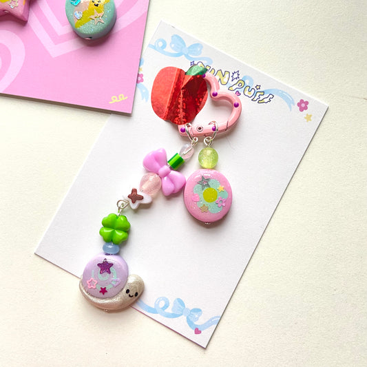 Pink Charm Carabiner