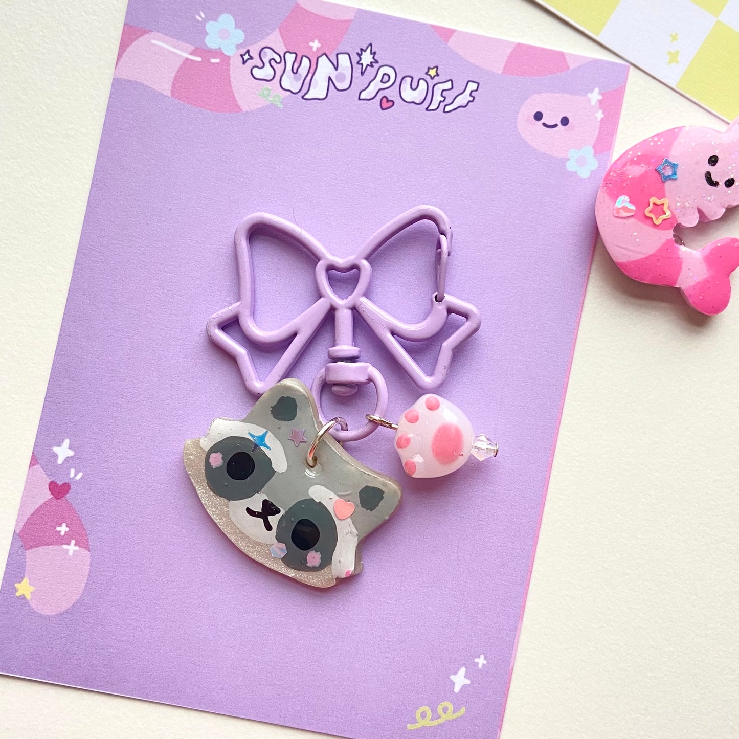 Lil Raccoon Keychain