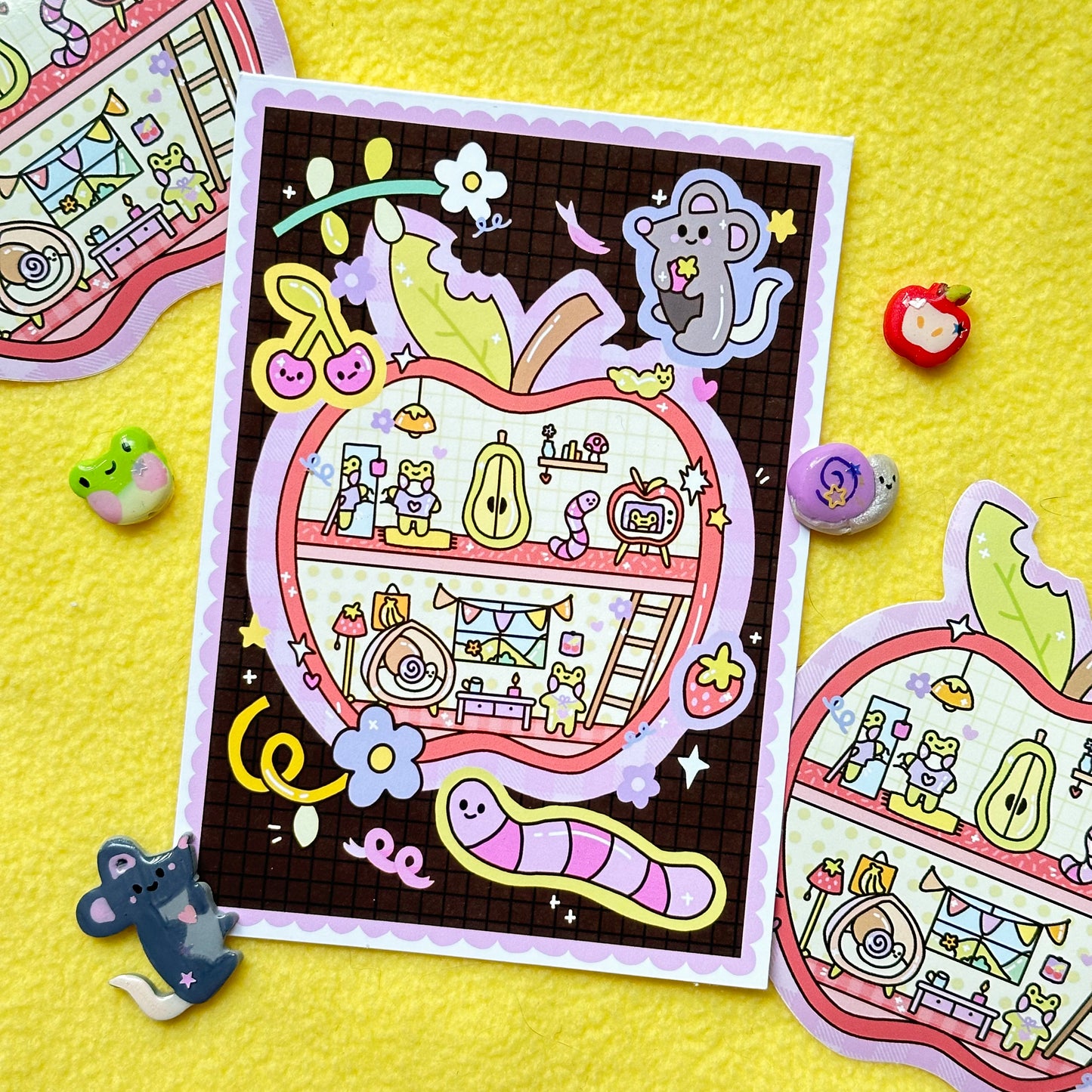 Apple House Postcard Print