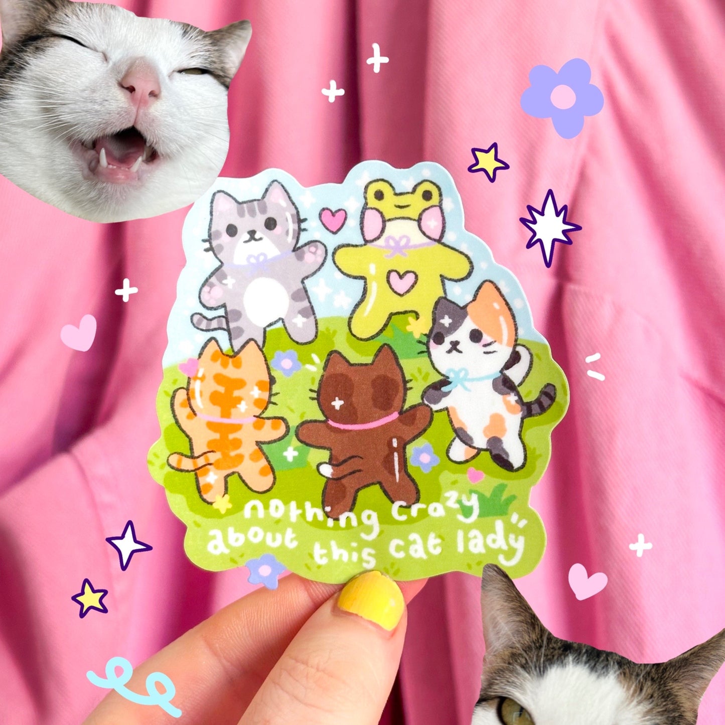 Cat Lady Sticker