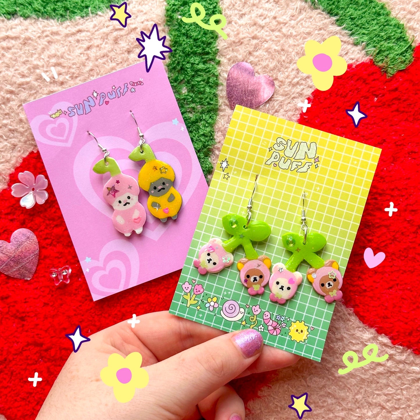 Cherry Kitty Earrings