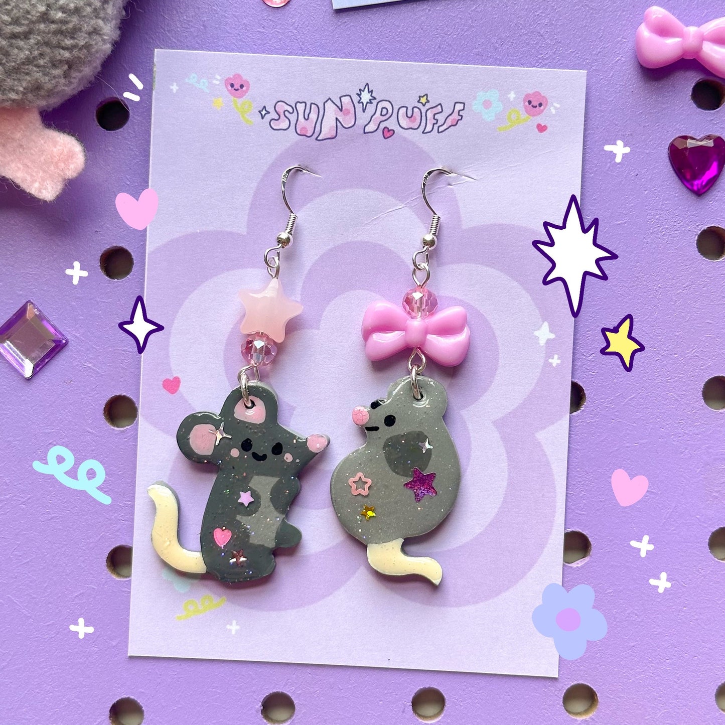 Lil Rat Earrings