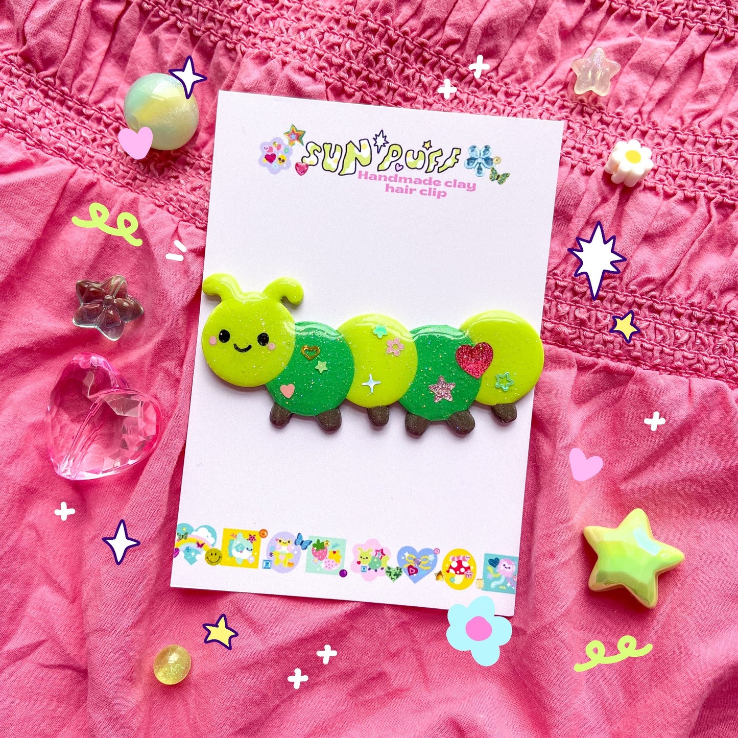 Caterpillar Hairclip