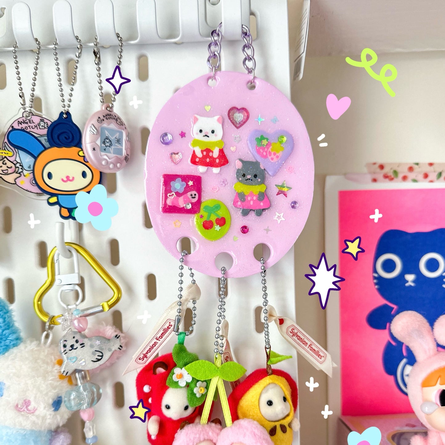 Kitty Trinket Wall Hanging