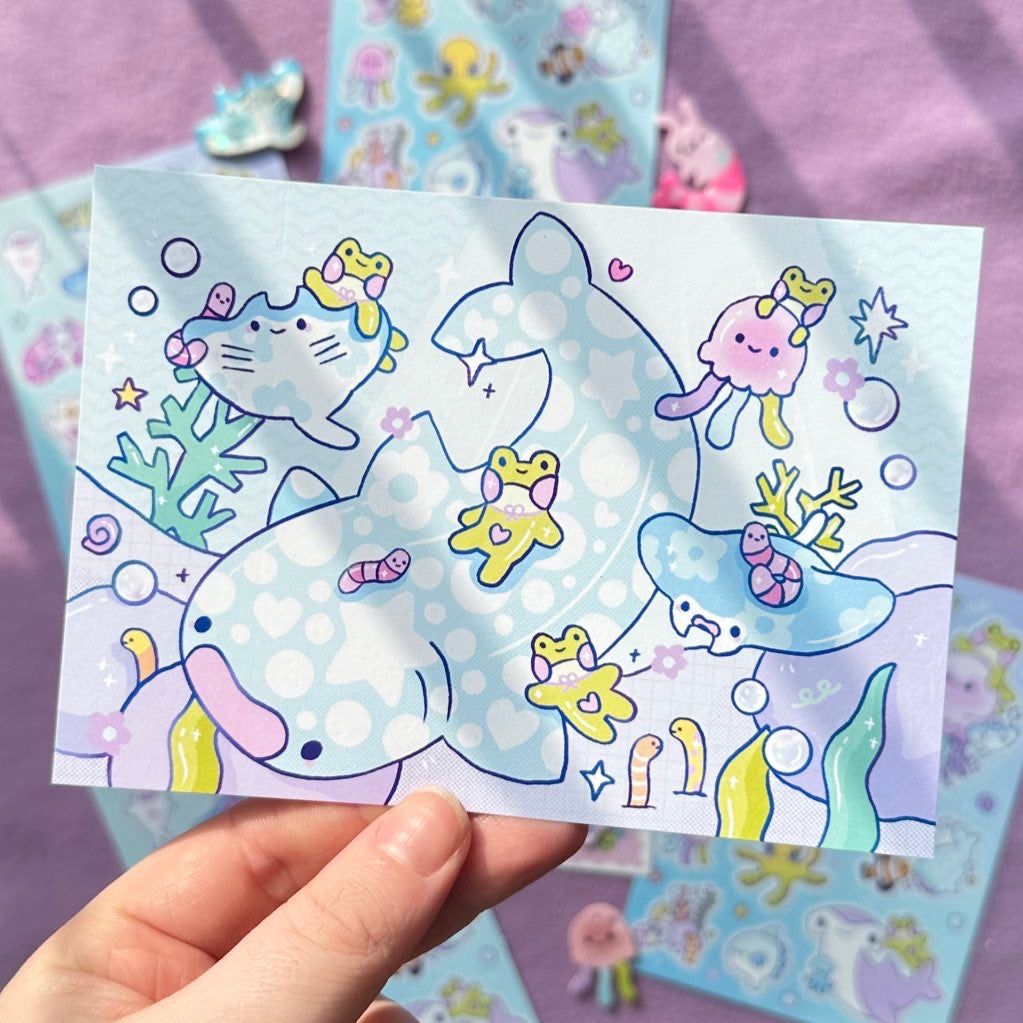 Whale Shark Mini Print