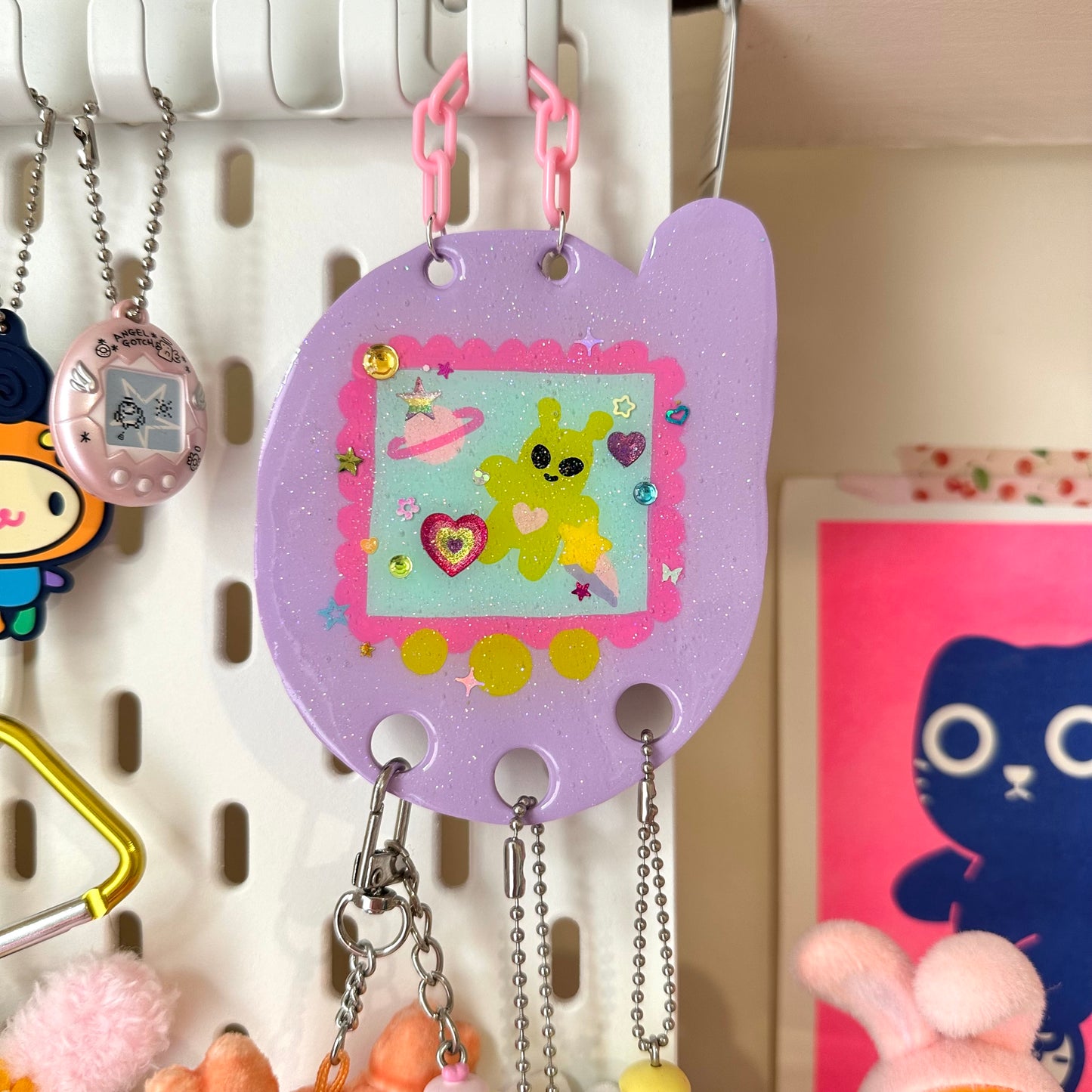Purple Tama Trinket Wall Hanging