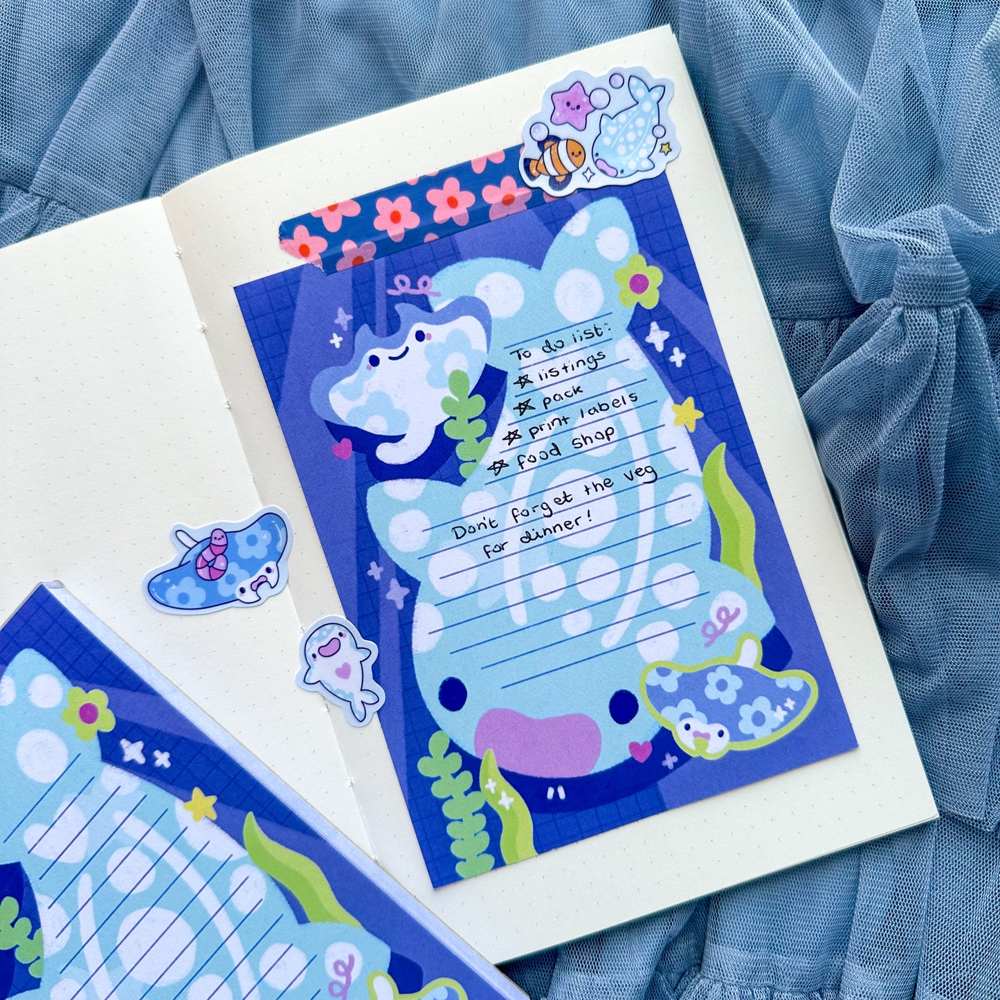 Whale Shark Memo Pad