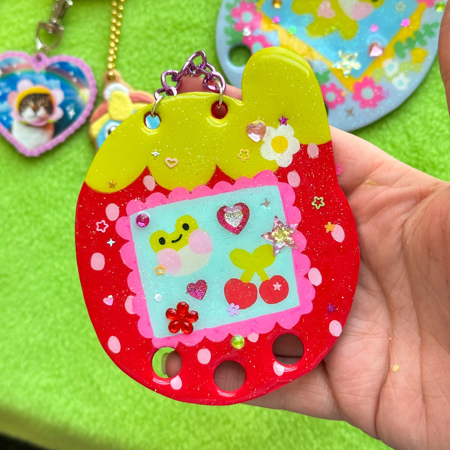 Strawb Tama Trinket Wall Hanging