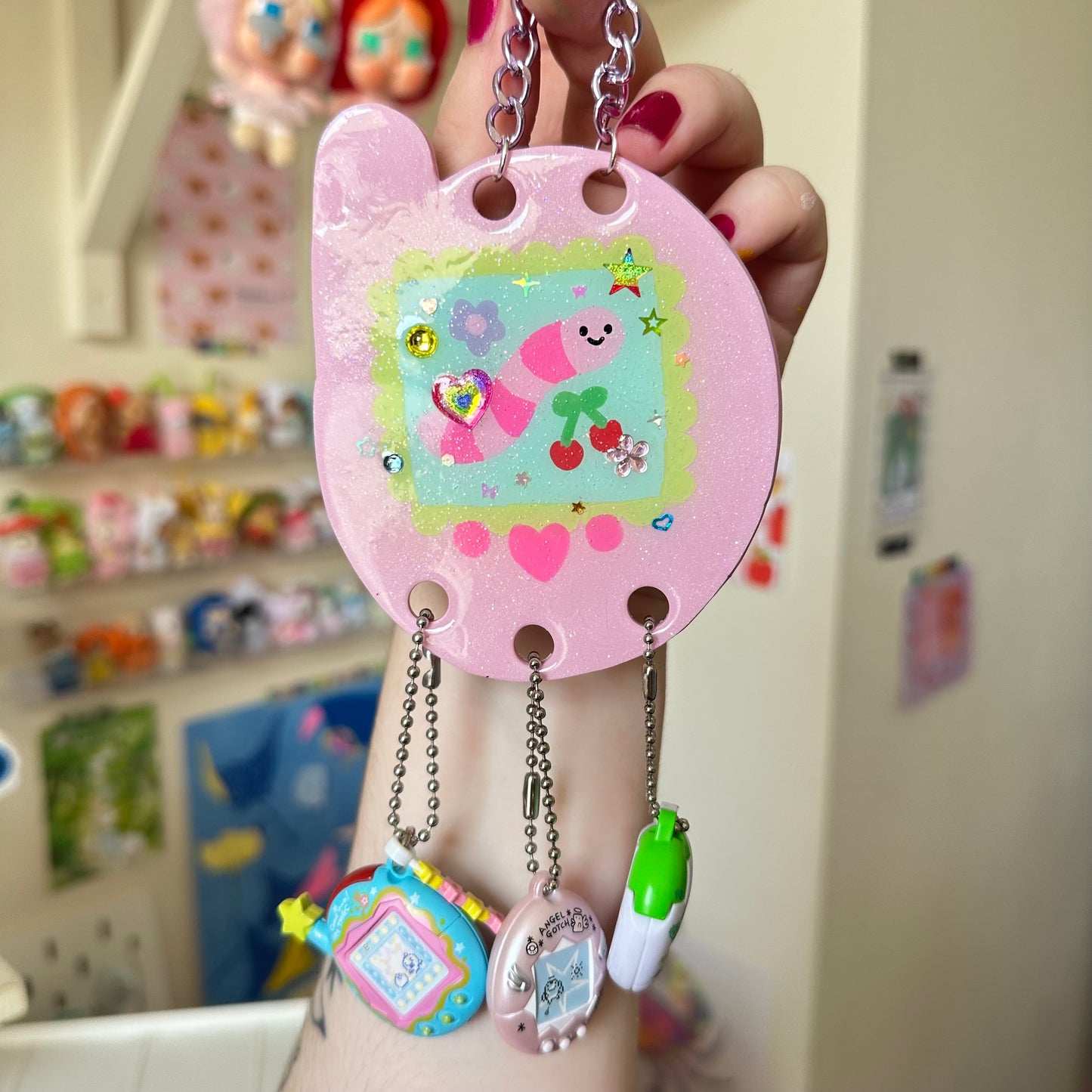 Pink Tama Trinket Wall Hanging