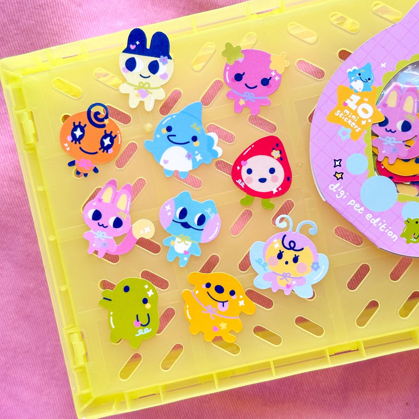 Digi Pet Sticker Flake Pack