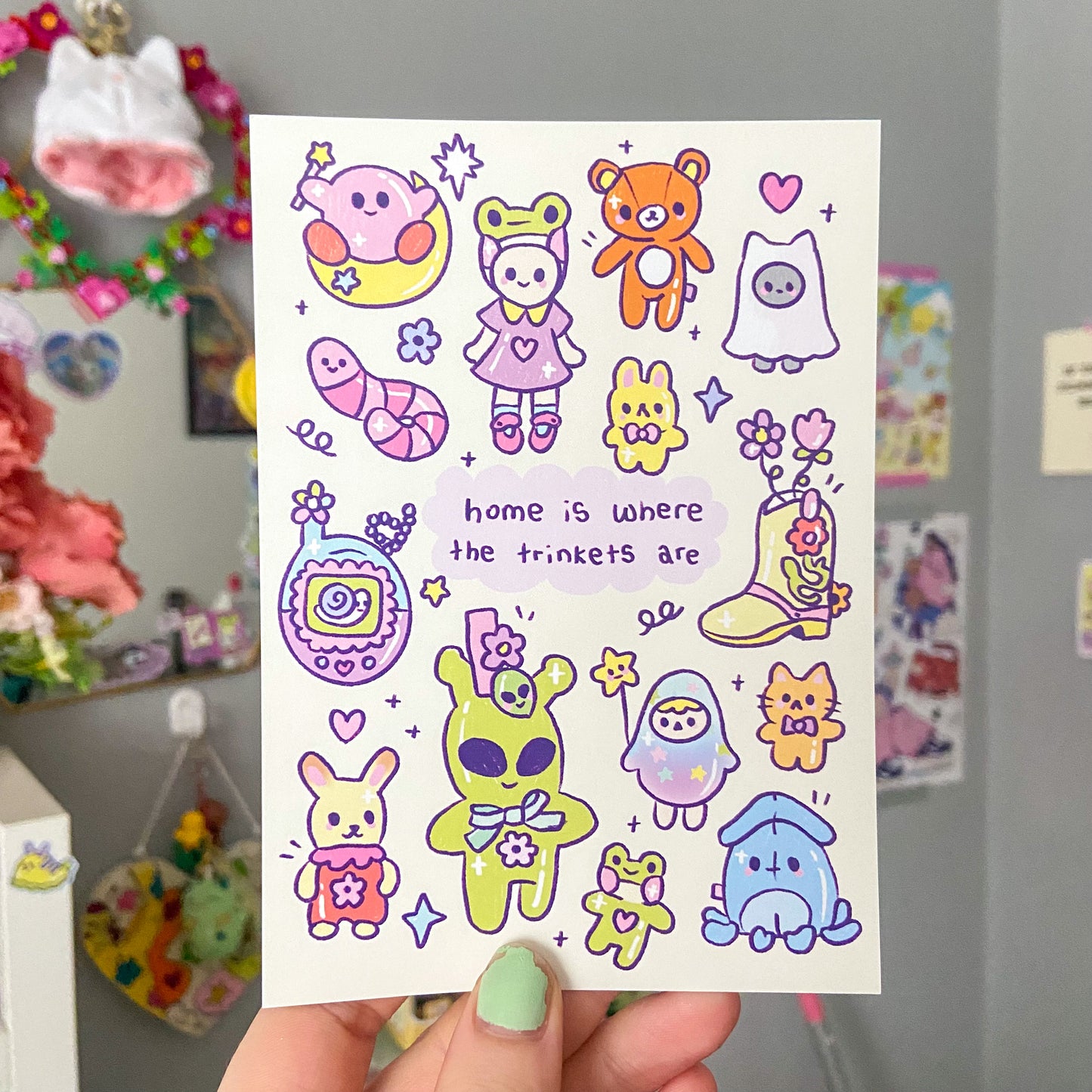 Trinket Postcard Print