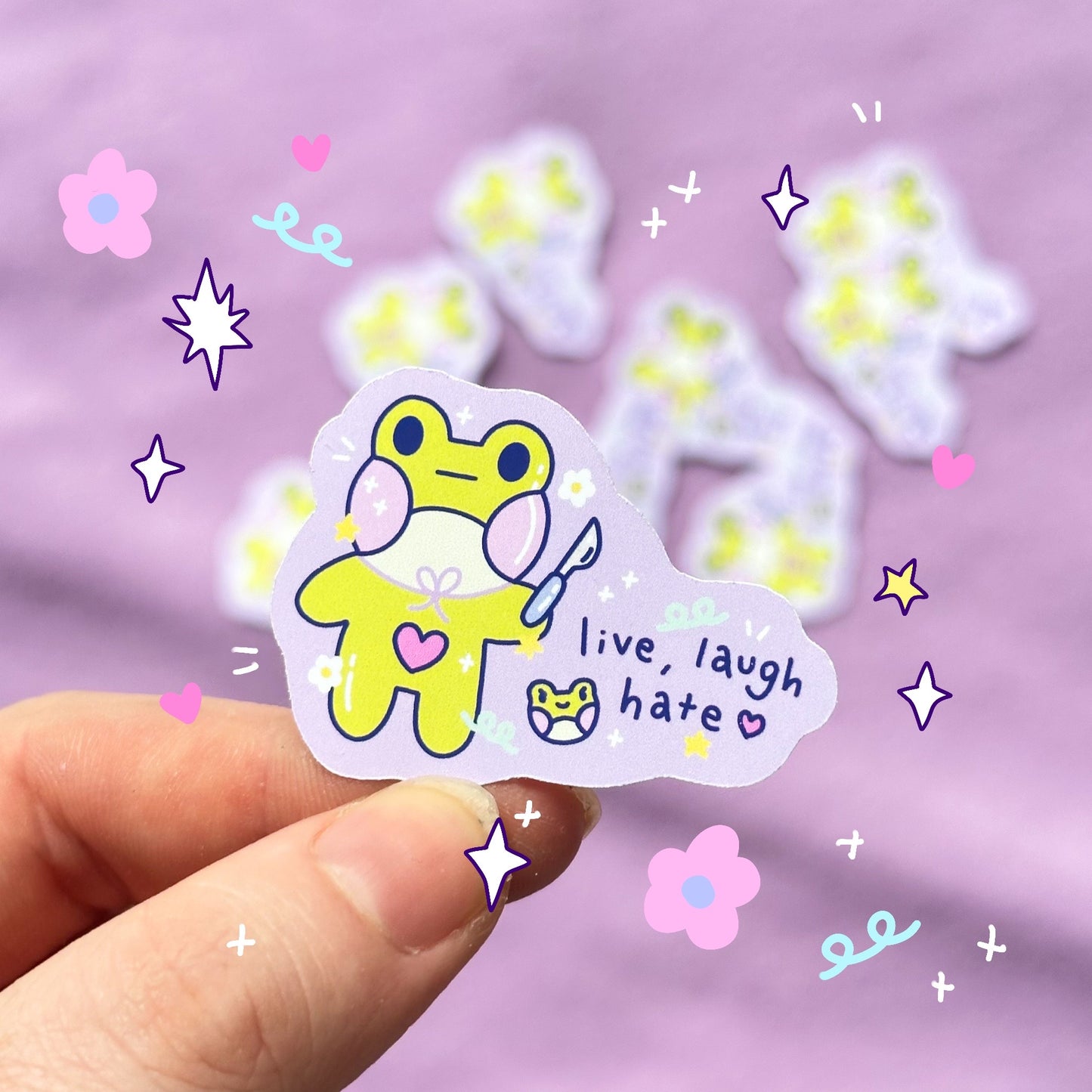 Mini Froggy Sticker