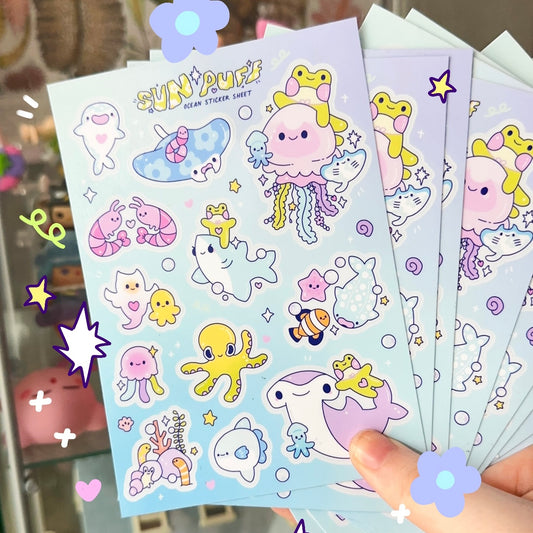 Ocean Sticker Sheet