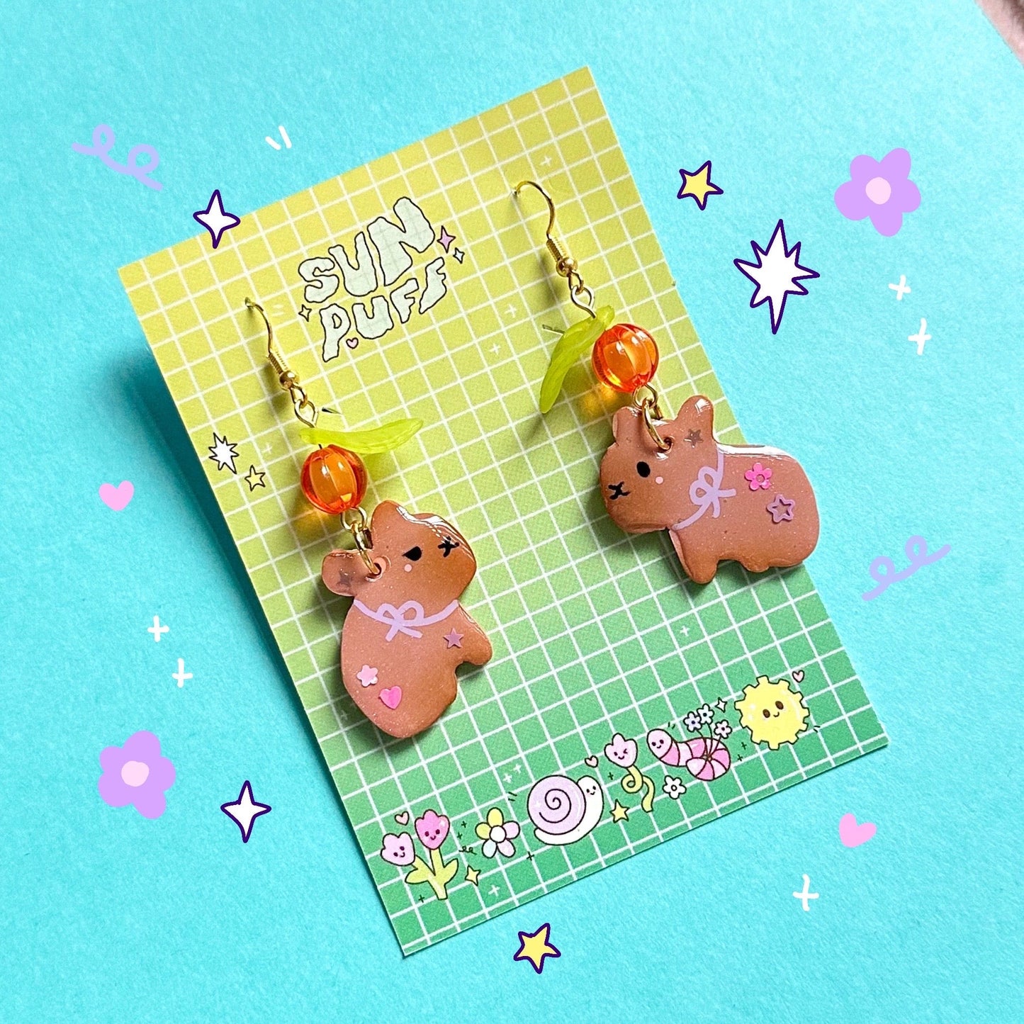 Capybara Earrings