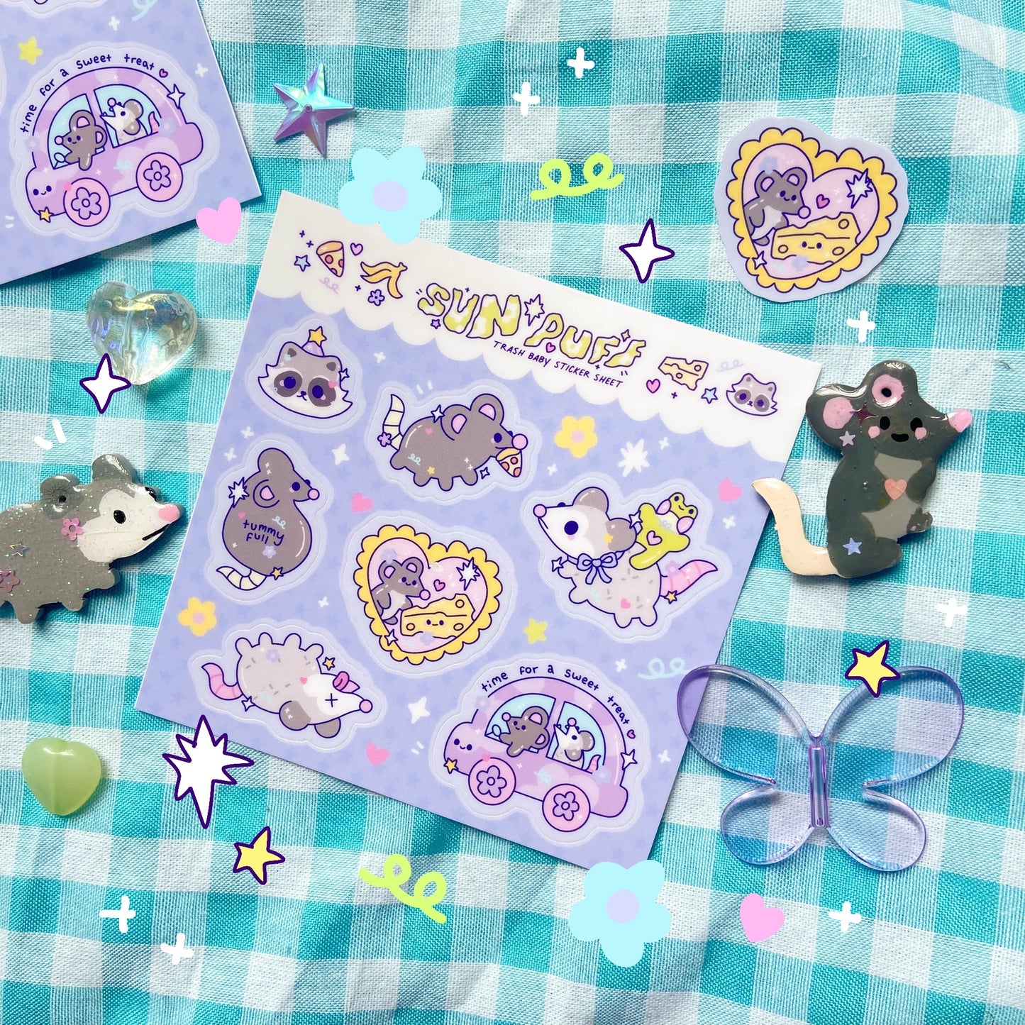 Trash Baby Mini Sticker Sheet