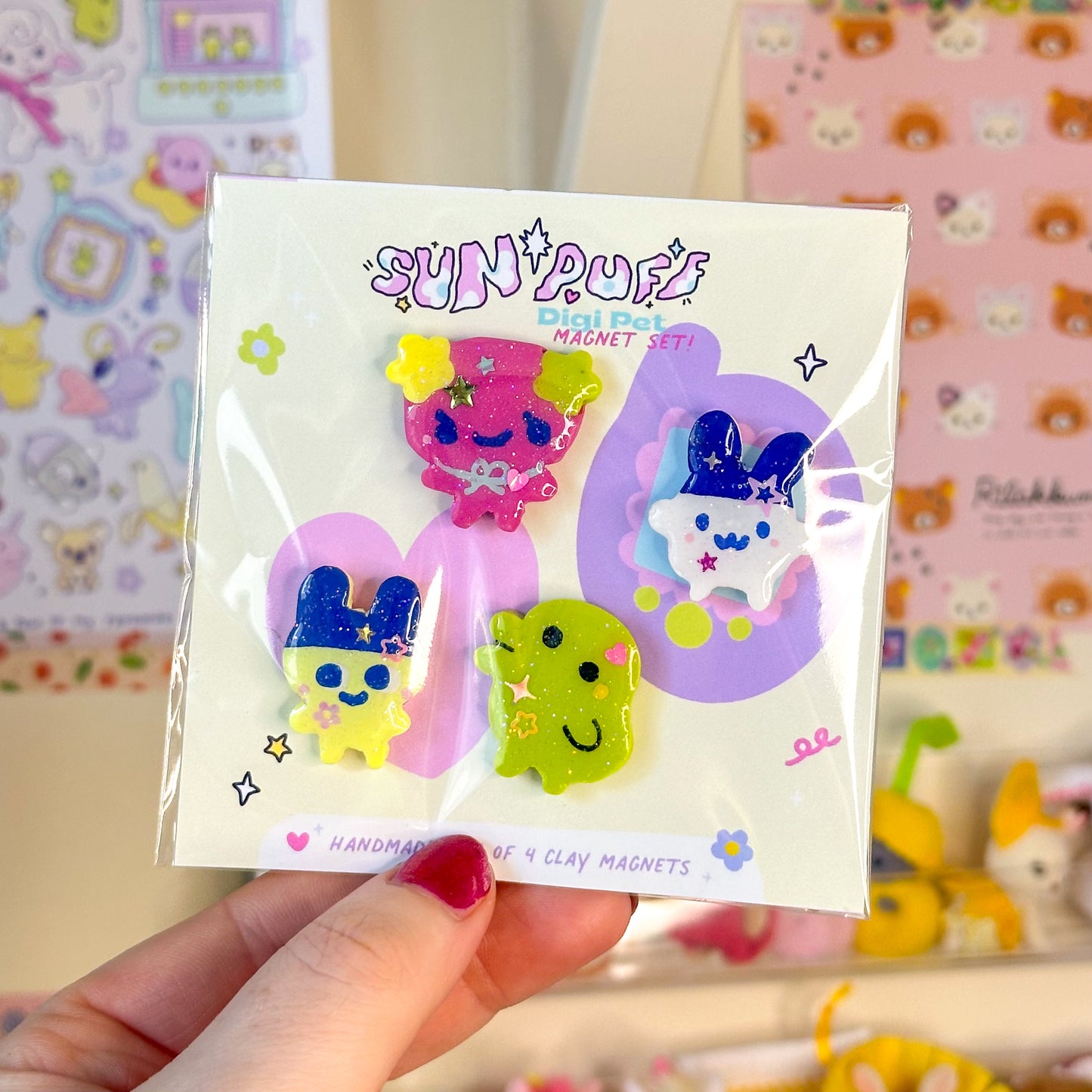 Digi Pets Magnet Set