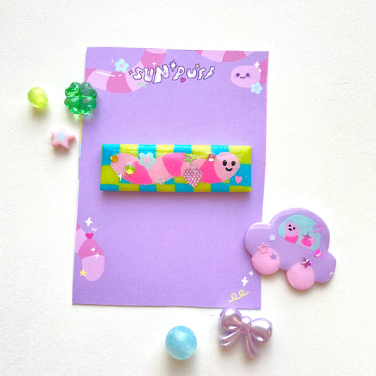 Wormie Check Hairclip