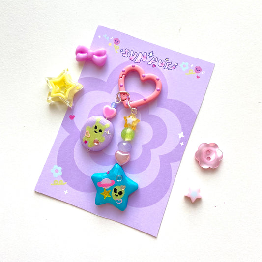 Pink Charm Carabiner
