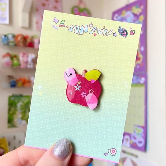 Apple Worm Magnet