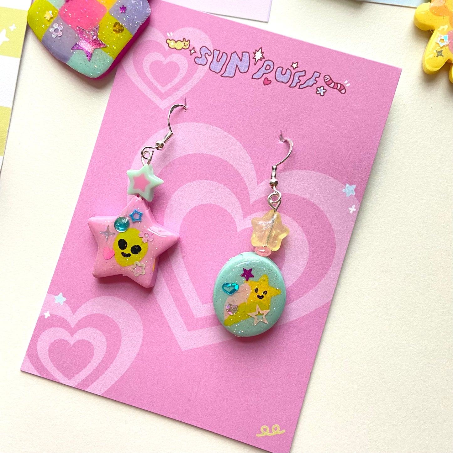 Space Beaded Earrings