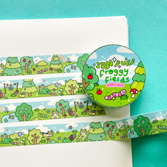 Froggy Fields Washi Tape