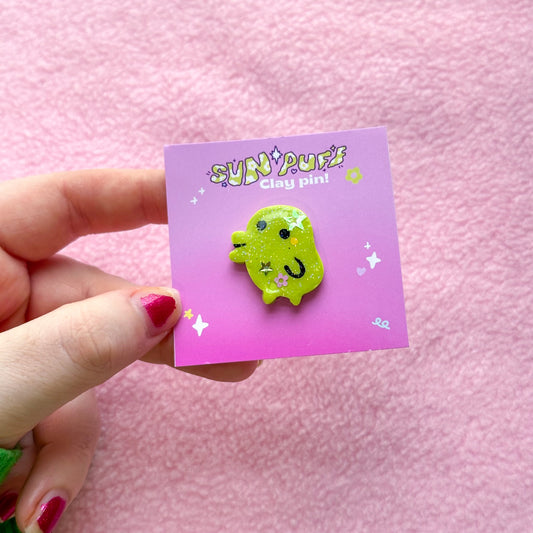 Digi Pet Clay Pin