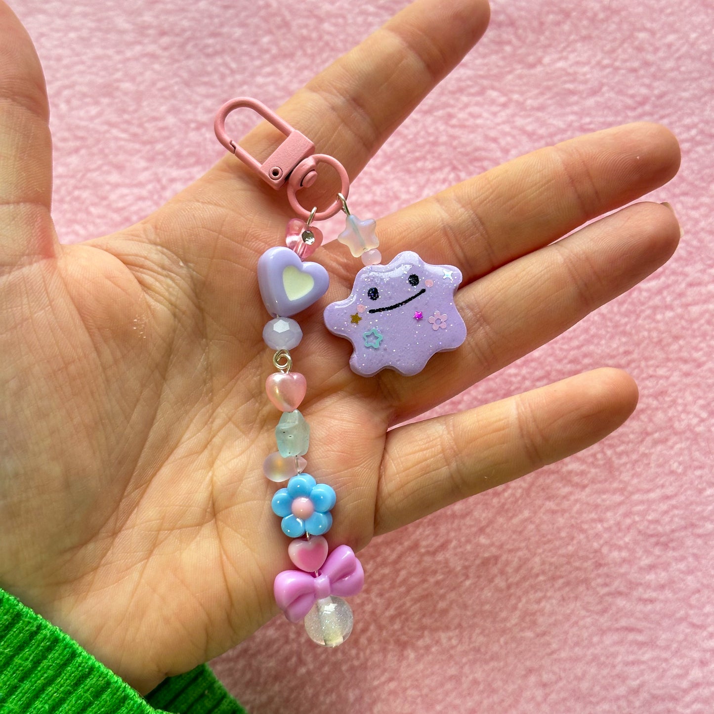 Purple Blobby Keychain