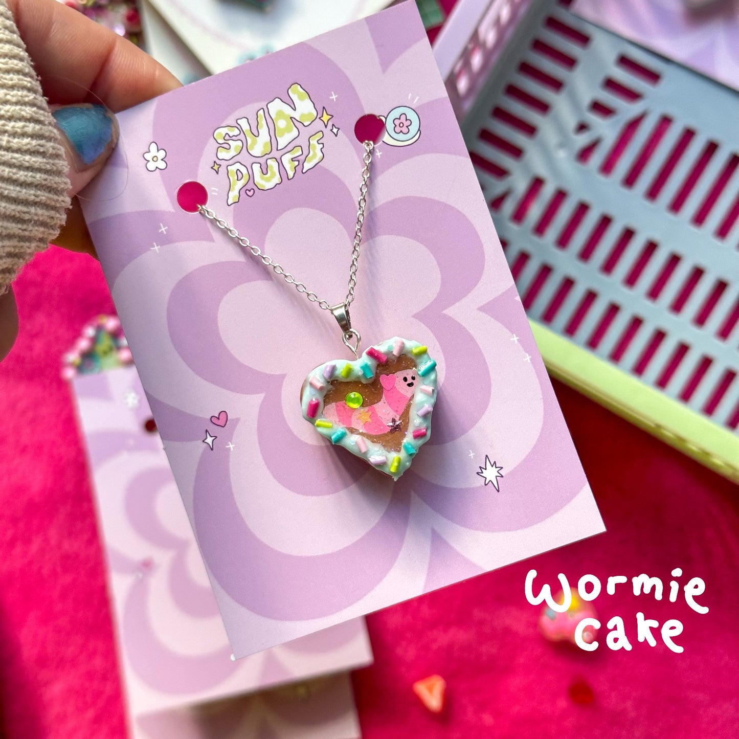 Cake Pendant Necklace