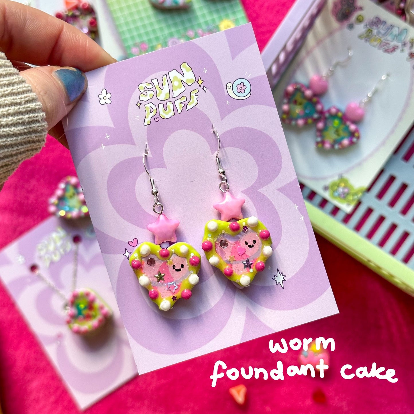 Frosted Cake Earrings