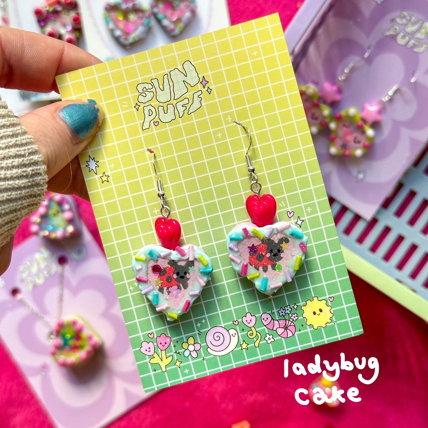 Frosted Cake Earrings