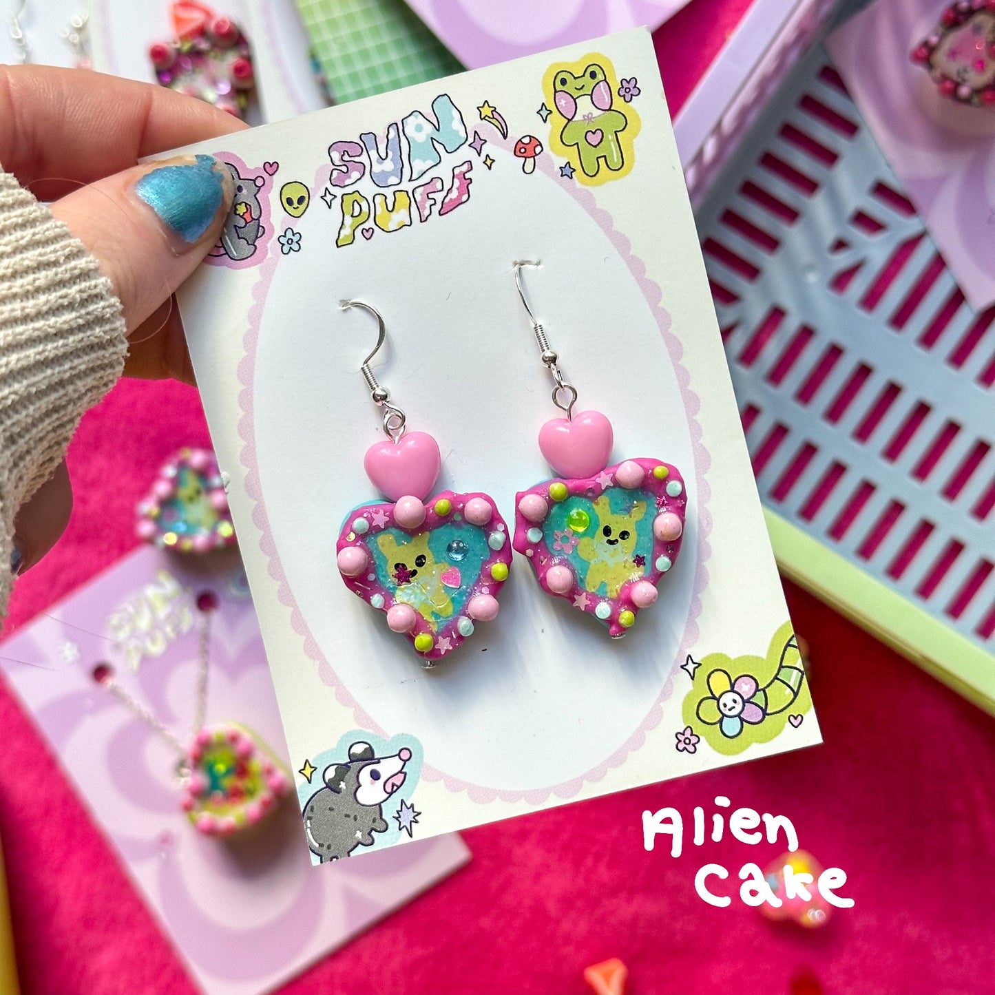 Frosted Cake Earrings