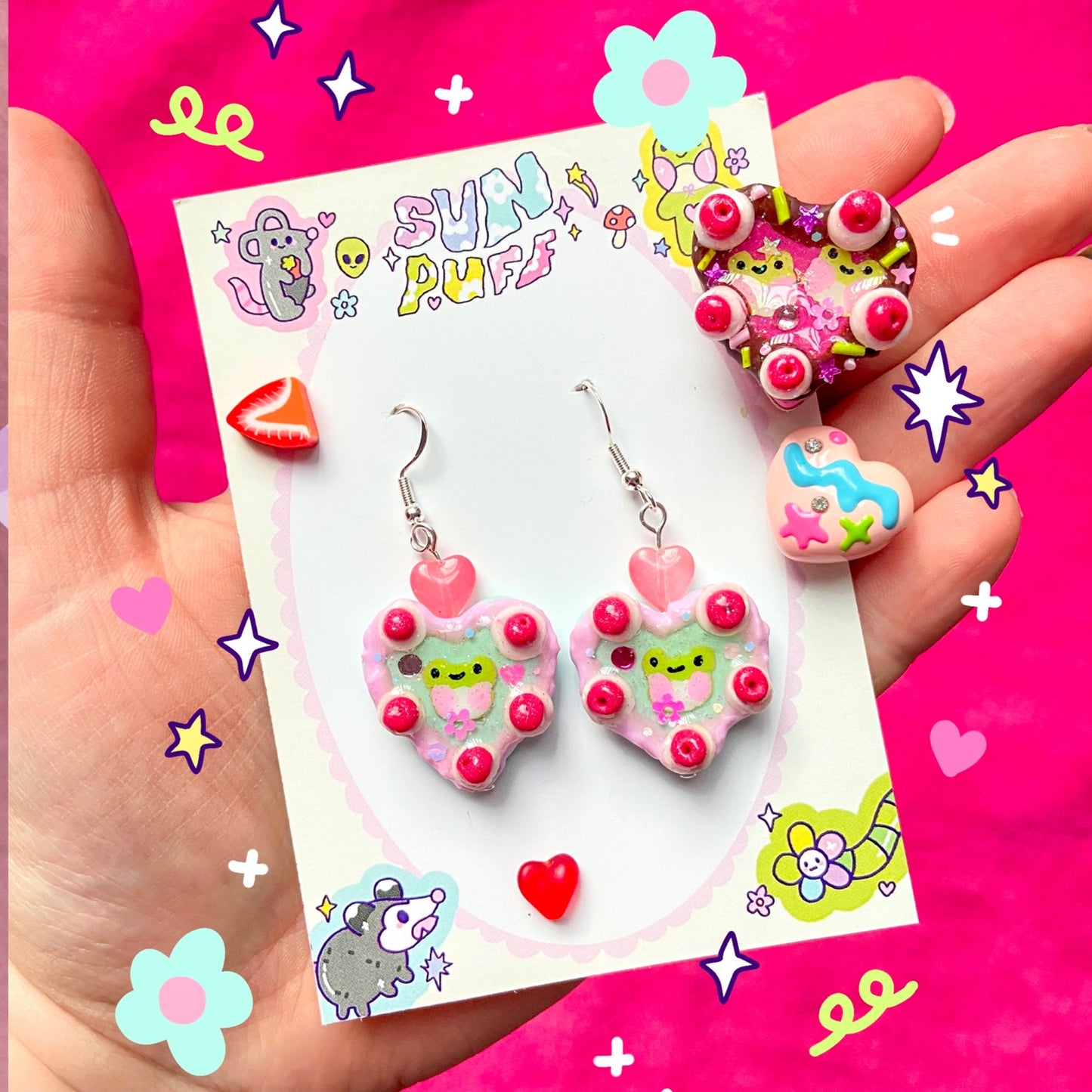 Frosted Cake Earrings