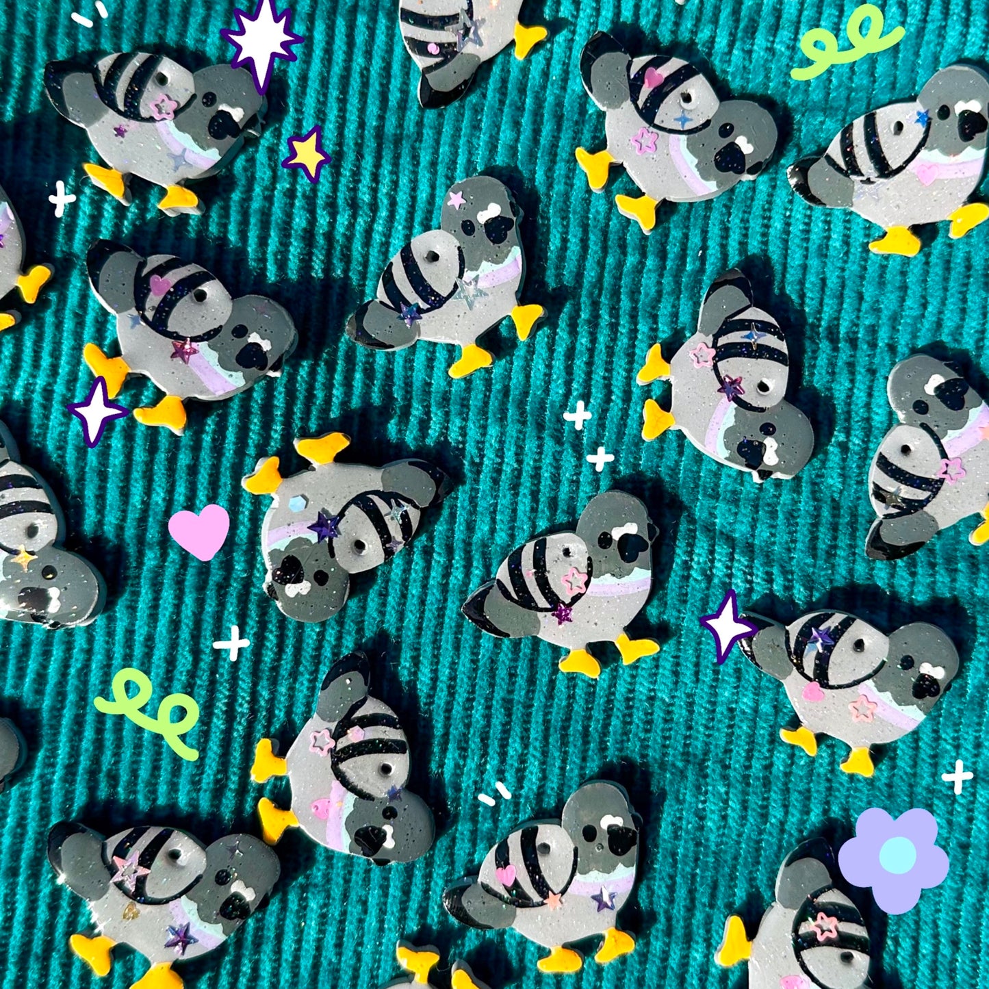 Pretty Pigeon Earrings