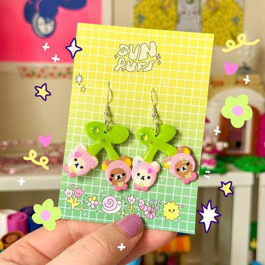 Cherry Kuma Earrings