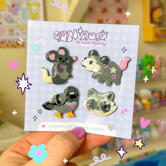 Trash Baby Magnet Set