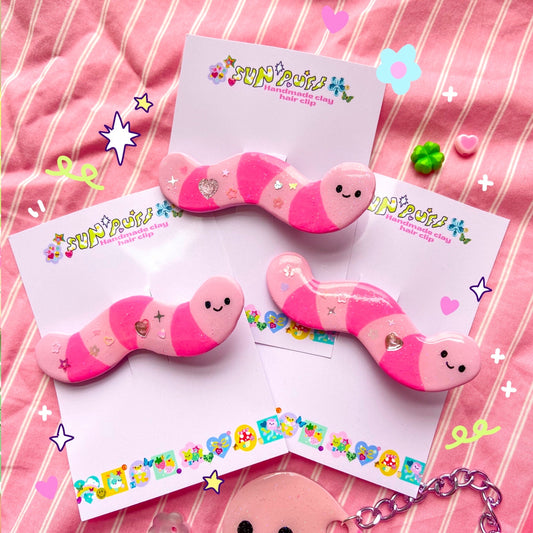 Wormie Hairclip