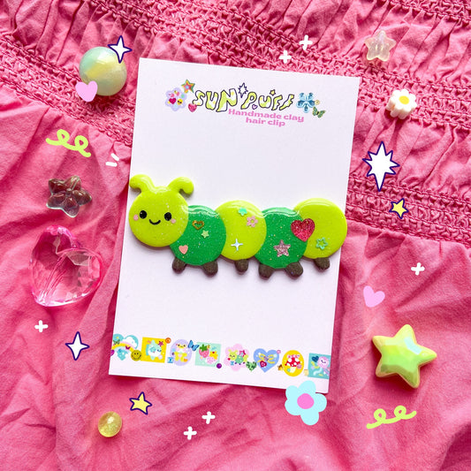 Caterpillar Hairclip