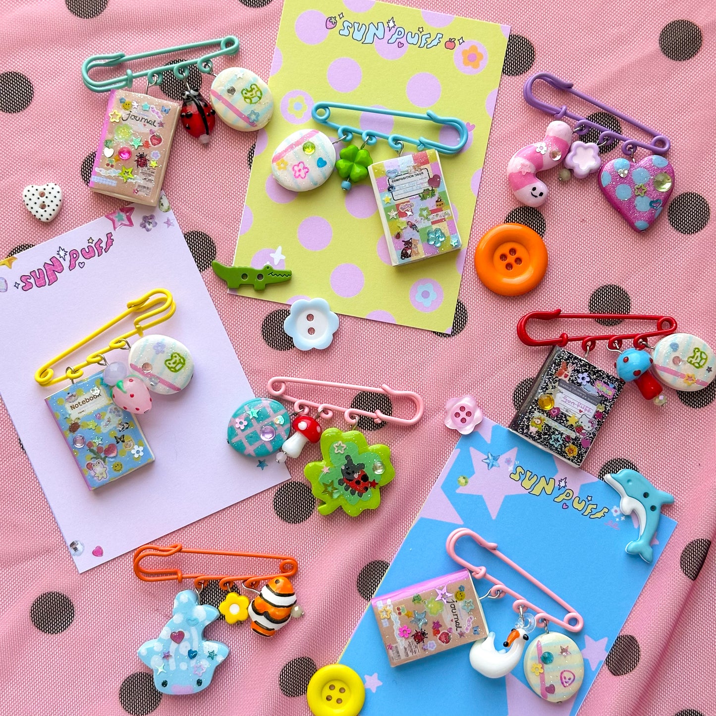 Chunky Charm Pins