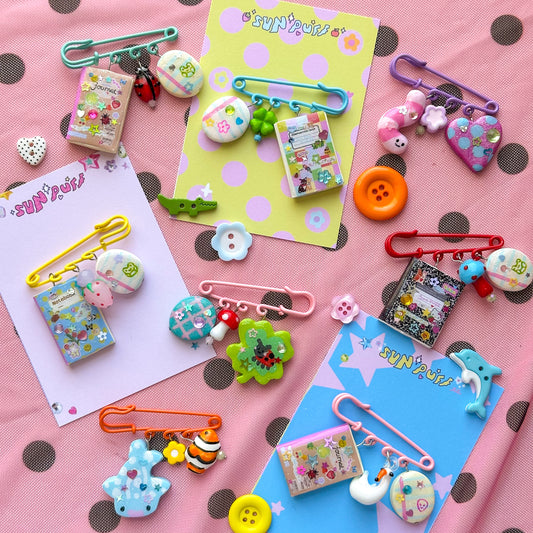 Chunky Charm Pins