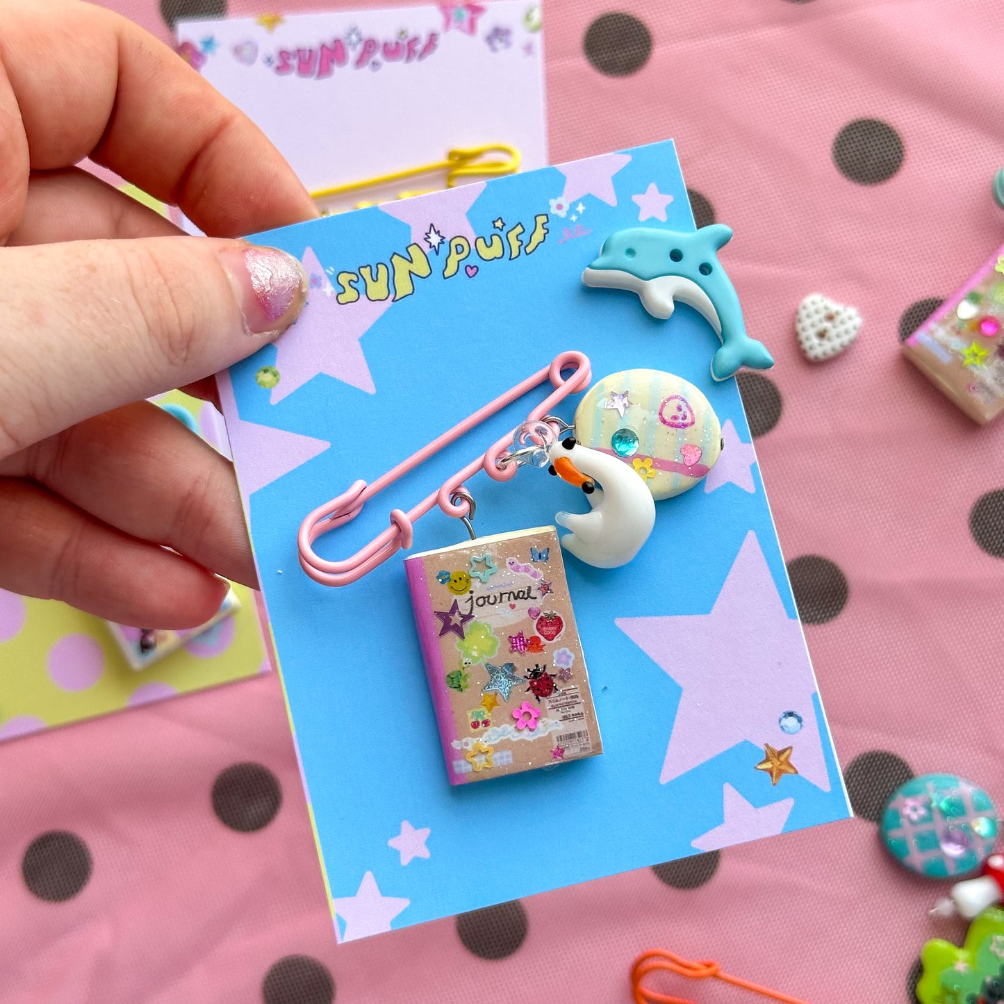 Chunky Charm Pins