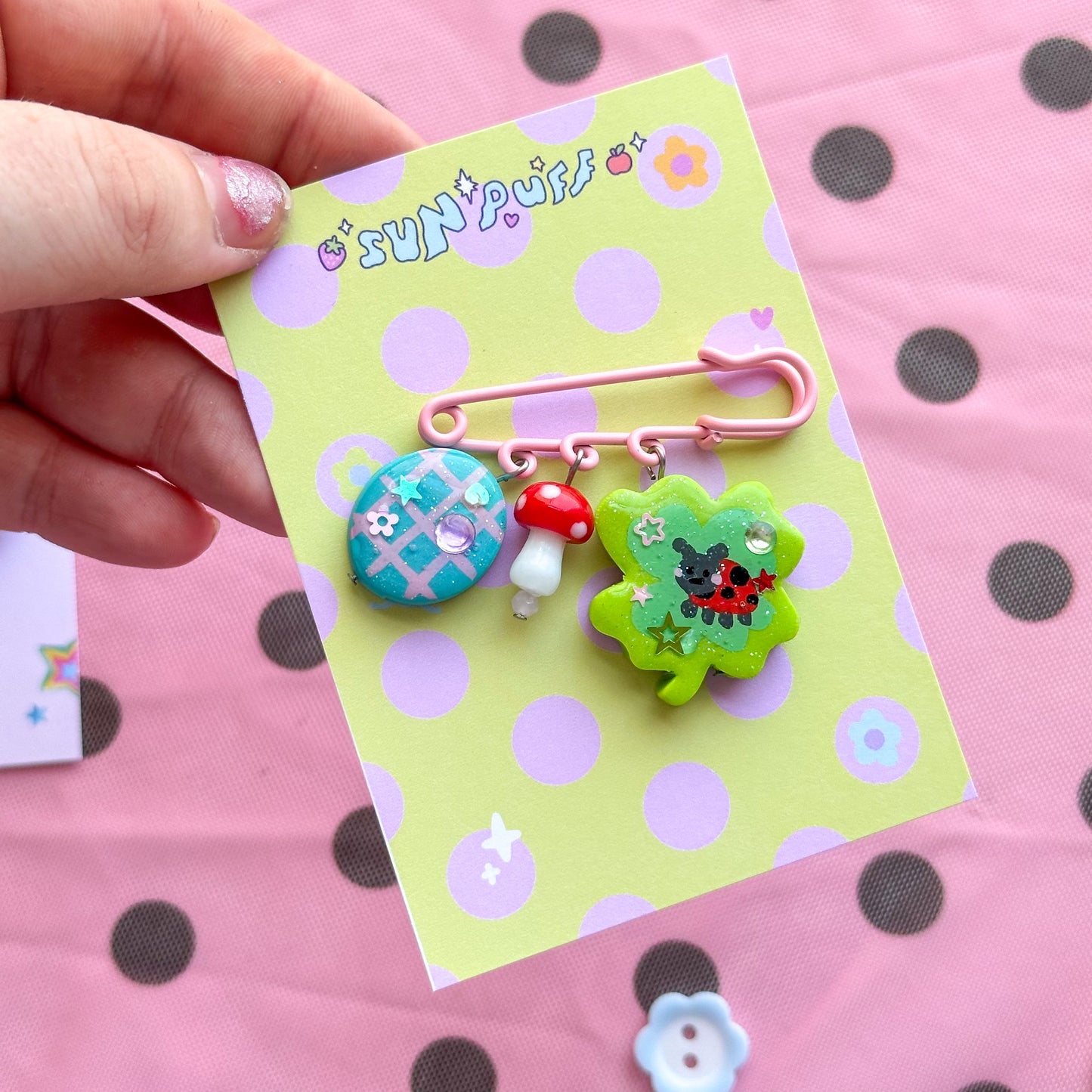 Chunky Charm Pins