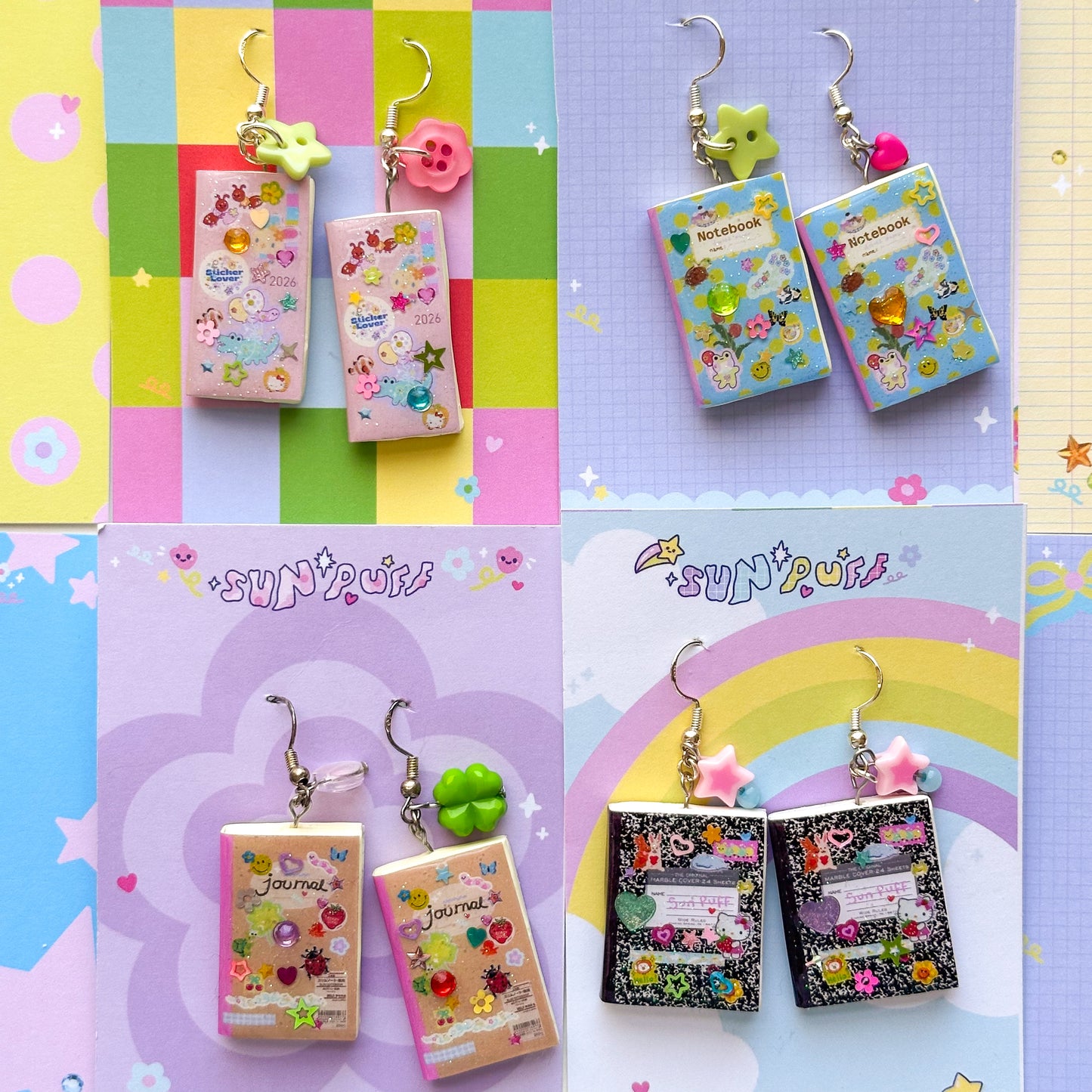 Journal Earrings