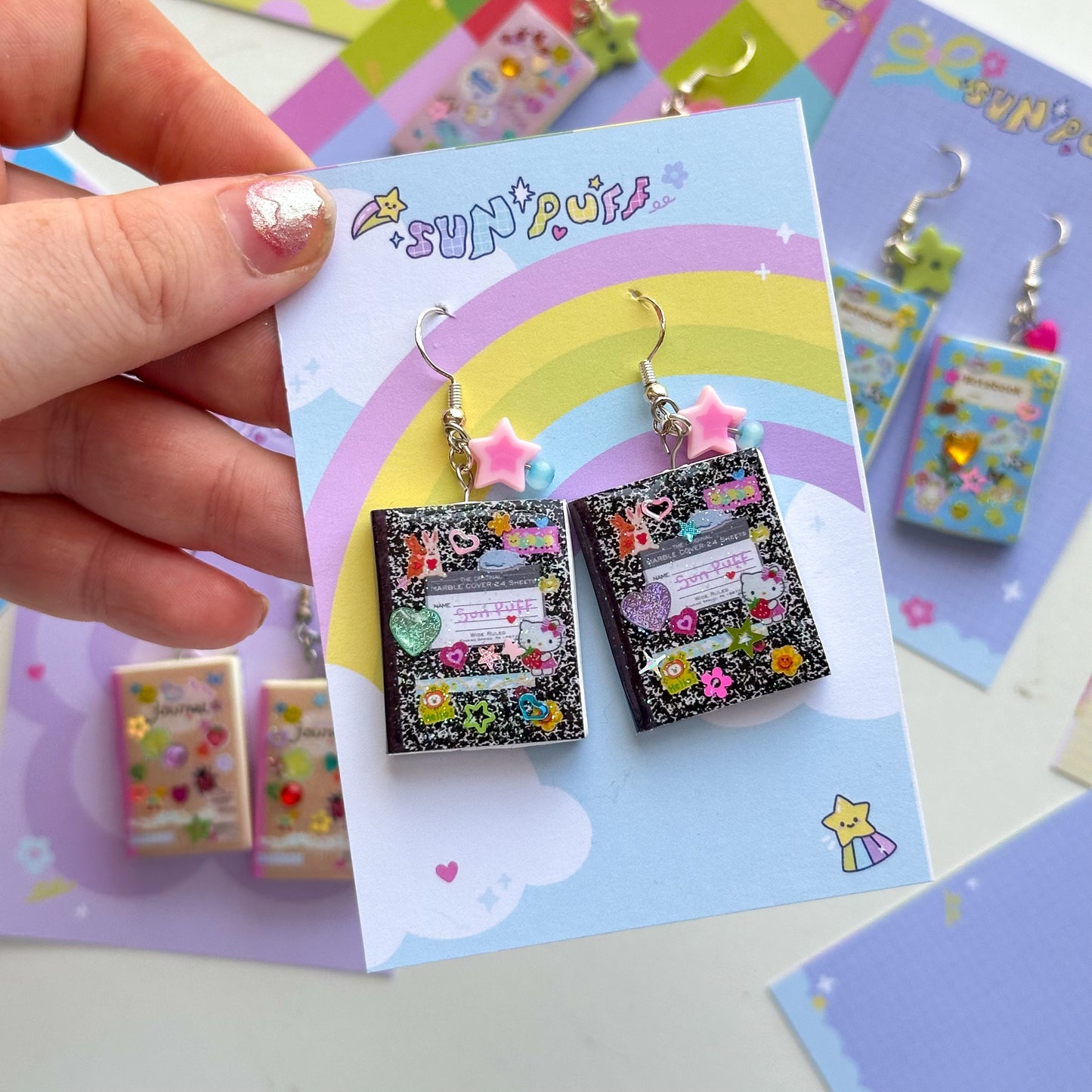 Journal Earrings