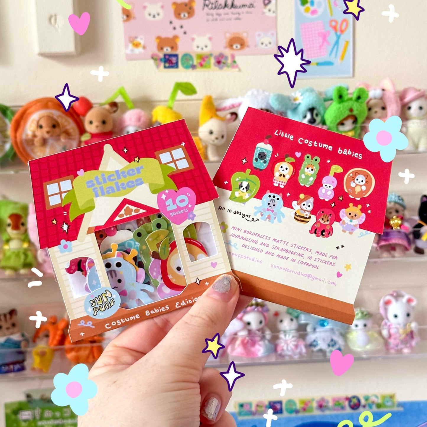 Costume Critters Sticker Pack