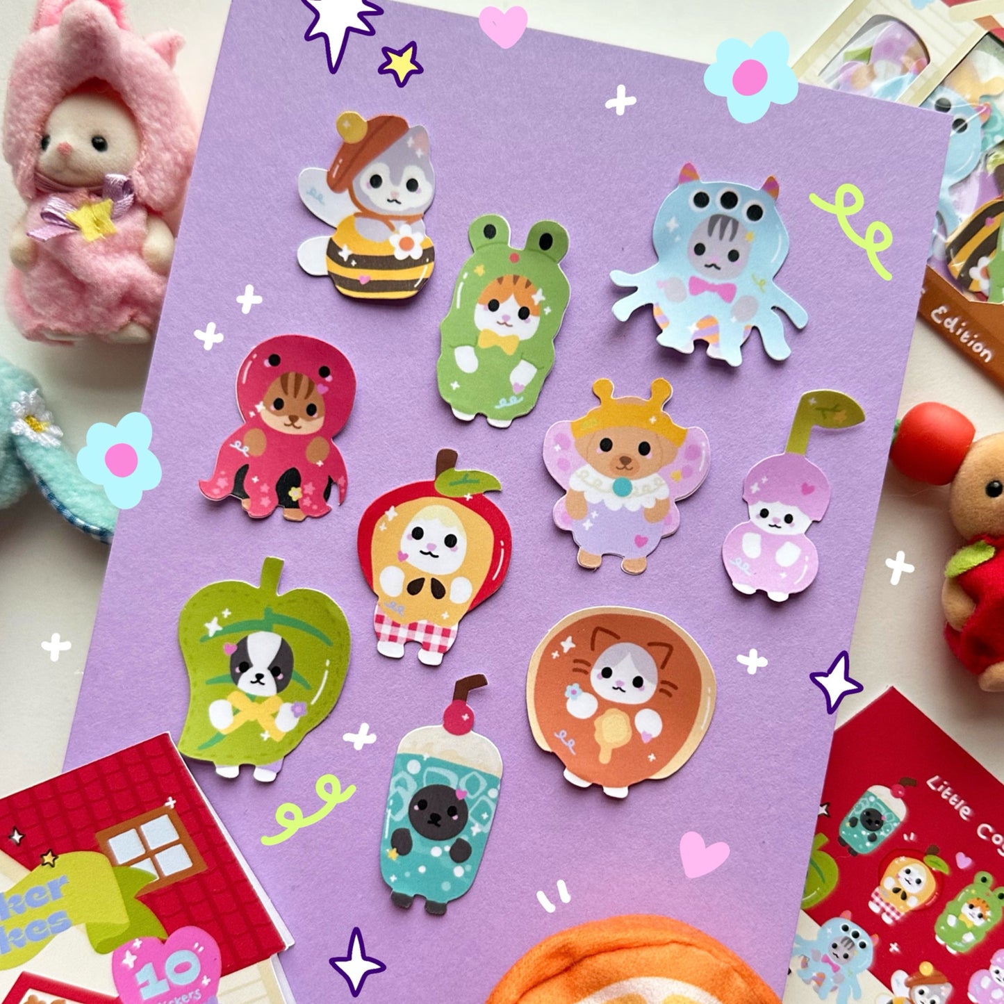 Costume Critters Sticker Pack