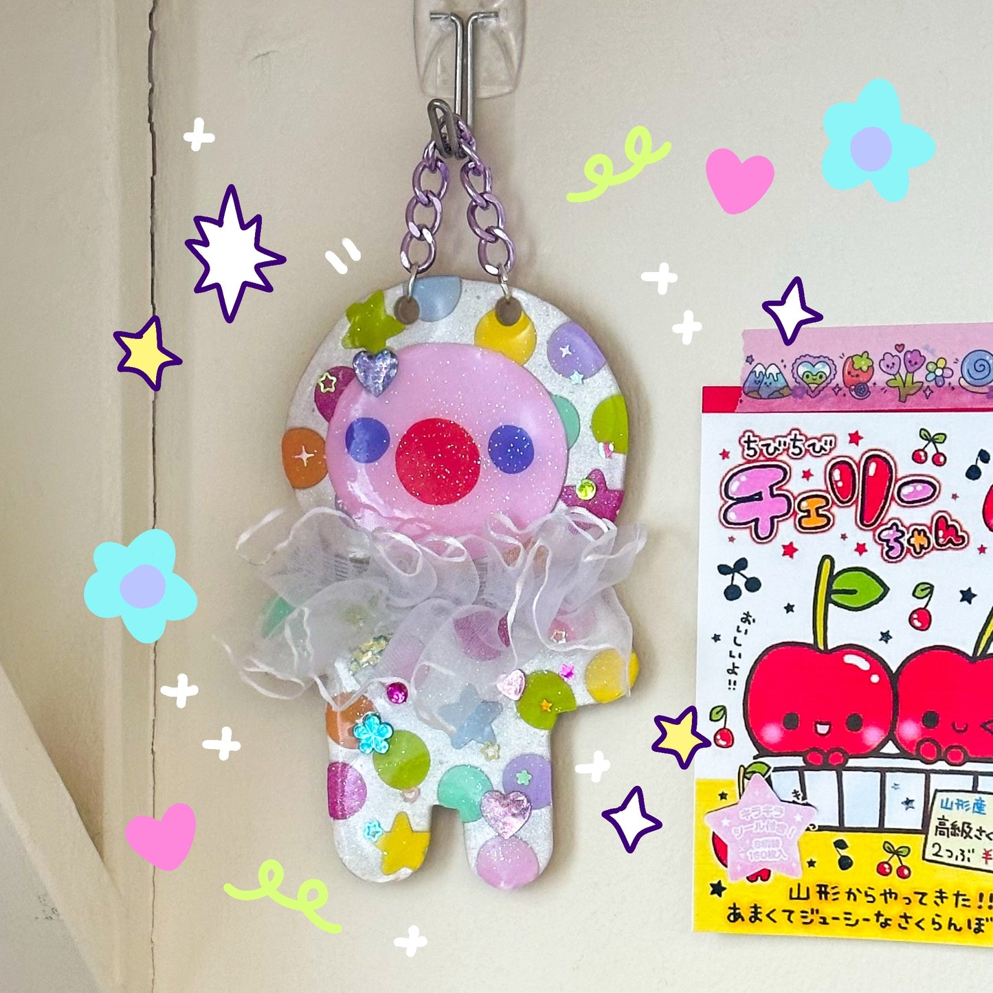 Pippin The Clown Wall Hanging