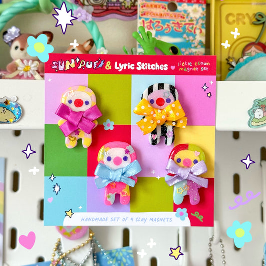 Little Clown Magnet Set